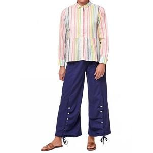 NEW TULIP CLOTHING prairie blouse in leaf vine